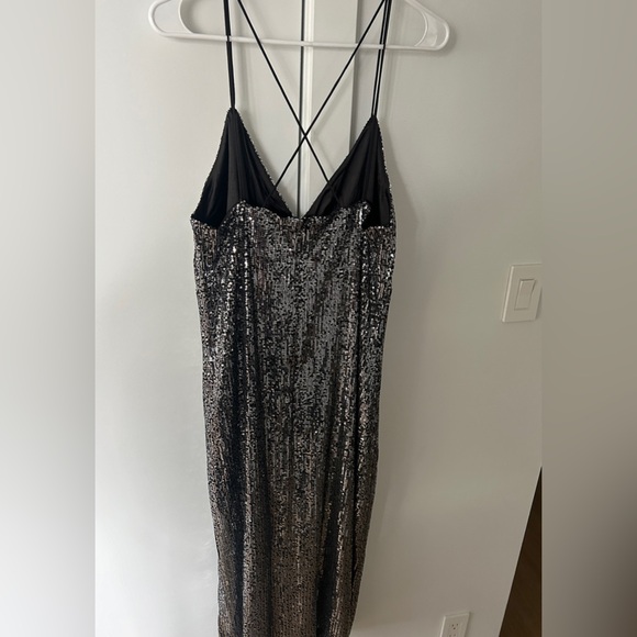 Sequins full length dress stunning for NYE! - Picture 3 of 5